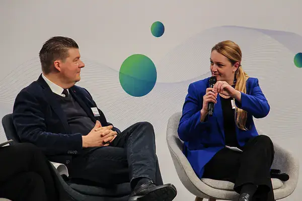 Finanzsenator Dr. Andreas Dressel bei einem Interview